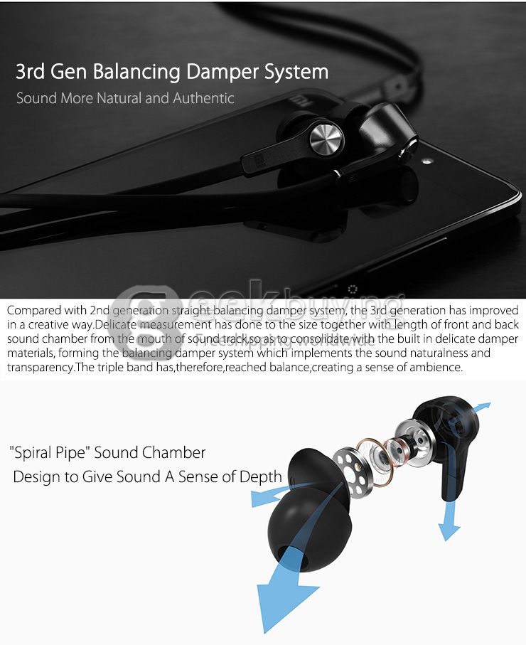 New Original Xiaomi Piston III Youth Edition 3.5mm In-ear Stereo Earbud Headphone For Xiaomi/Android/iPhone - White