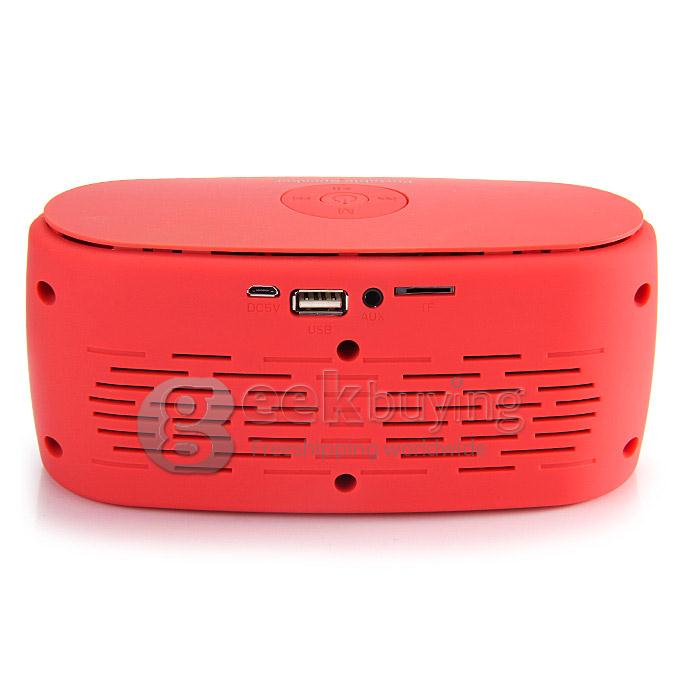 New YPS-B30 HIFI BT2.0+EDR Speaker MP3 Wireless USB Amplifier Stereo Sound Box With MIC Support TF Card - Red