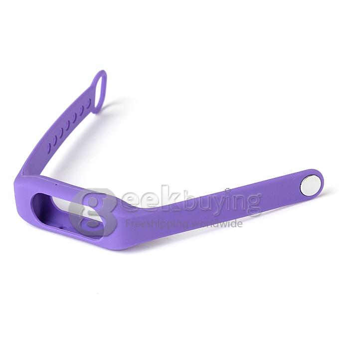 WR-06 Wearable Wristband Bracelet 4GB 70H Digital Voice Recorder Wrist Band WAV Recording Format - Purple