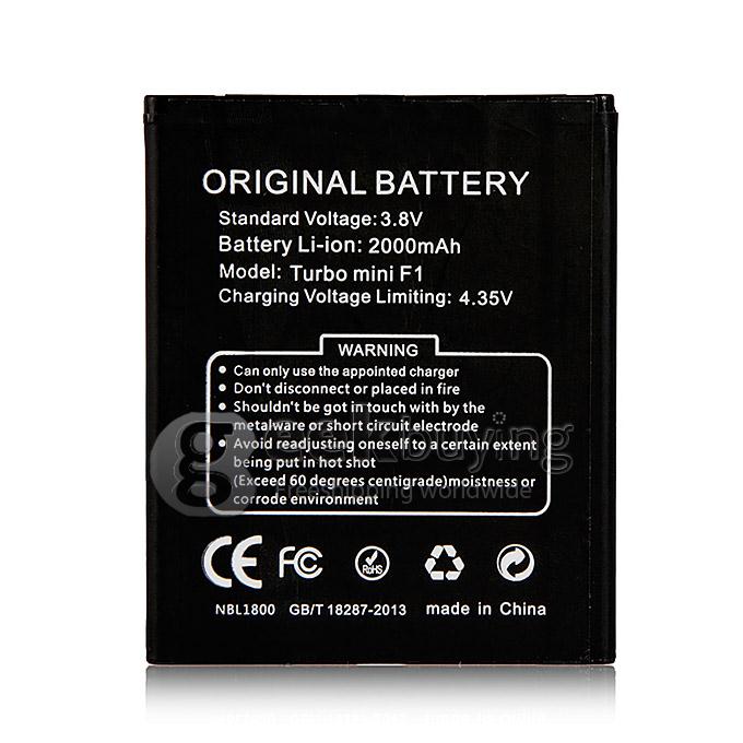 2000mAh Polymer Lithium Battery for DOOGEE F1 TURBO Mini Smartphone