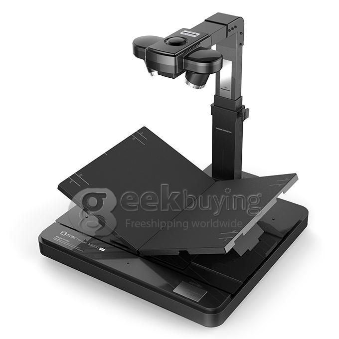 Changer M1000-Pro Scanner 2592*1944 CMOS A4 24-Bit AF Auto Focus Book Scanner - Black