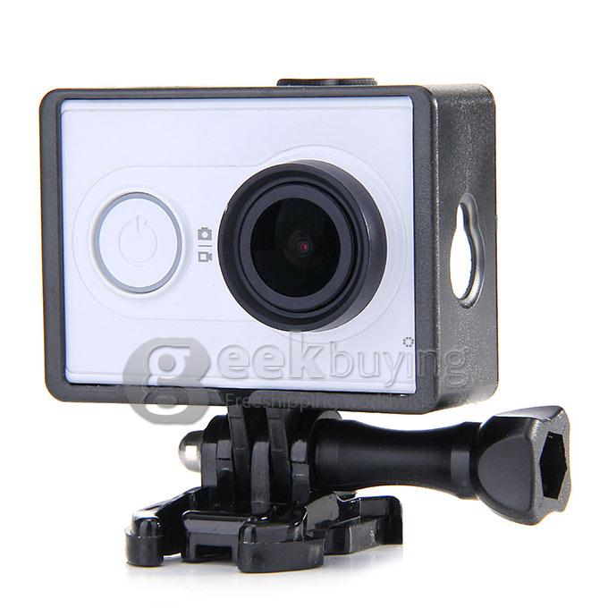 Portable Plastic Frame Mount Stand-alone Version For Yi Xiaoyi Sports Camera - Black