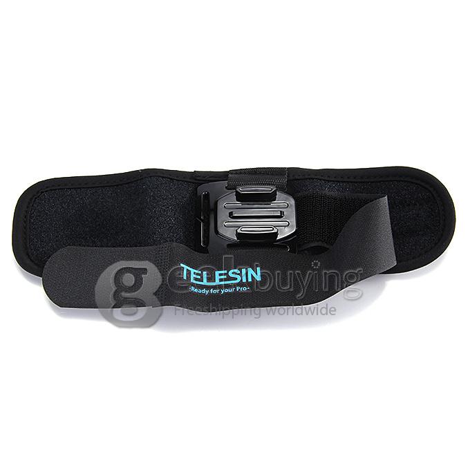 [HK Stock] Telesin Yi-WFS Arm Band Wrist Strap with Steerable Holder Accessories for Xiaoyi Yi Xiaoyi Sport Camera - Black