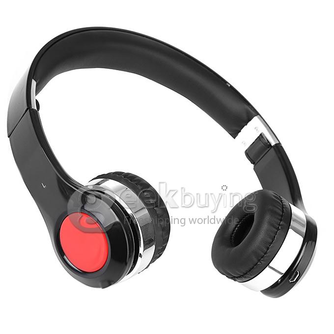 Stretchable Foldable Wireless Bluetooth V3.0 Headset Headphone With Mic For iPhone6 iPhone 6Plus S6 S6 Edge iPhone 6s - Black