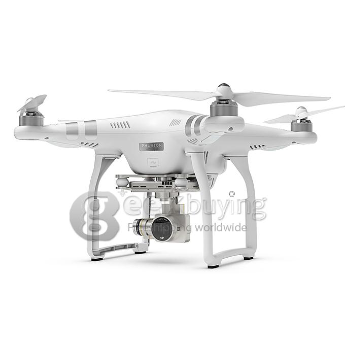 DJI Phantom 3 Advanced Version with Extra Battery 1080P Camera GPS/GLONASS - White & Silver