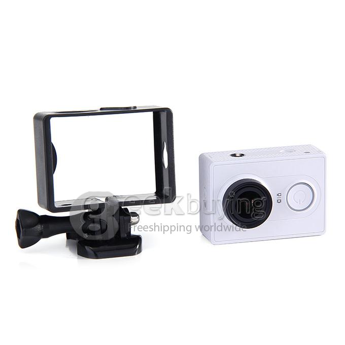Portable Plastic Frame Mount Stand-alone Version For Yi Xiaoyi Sports Camera - Black