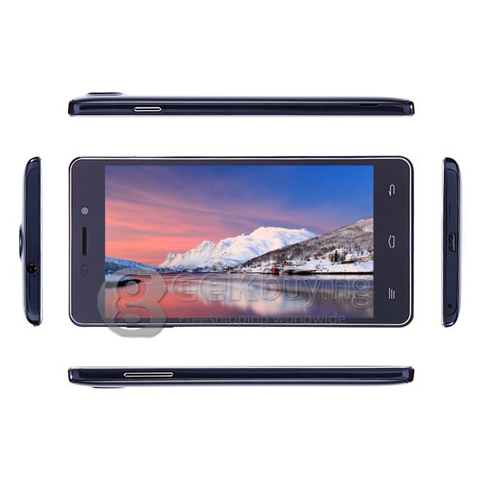 OUKITEL Original Pure 5.0Inch Android 5.0 MTK6582 Quad Core 1.3GHz SmartPhone 1GB+8GB 8.0MP 3G/GPS IPS QHD Screen - Blue