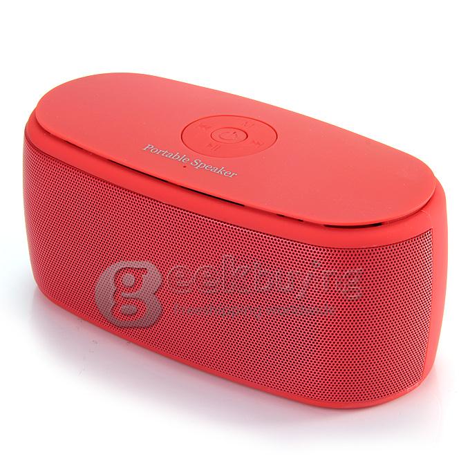 New YPS-B30 HIFI BT2.0+EDR Speaker MP3 Wireless USB Amplifier Stereo Sound Box With MIC Support TF Card - Red