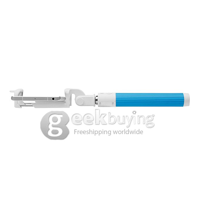 New Original Xiaomi Monopod Handle Stick Self-pole Bluetooth Collapsible Adjustable For iOS Android - Sky Blue