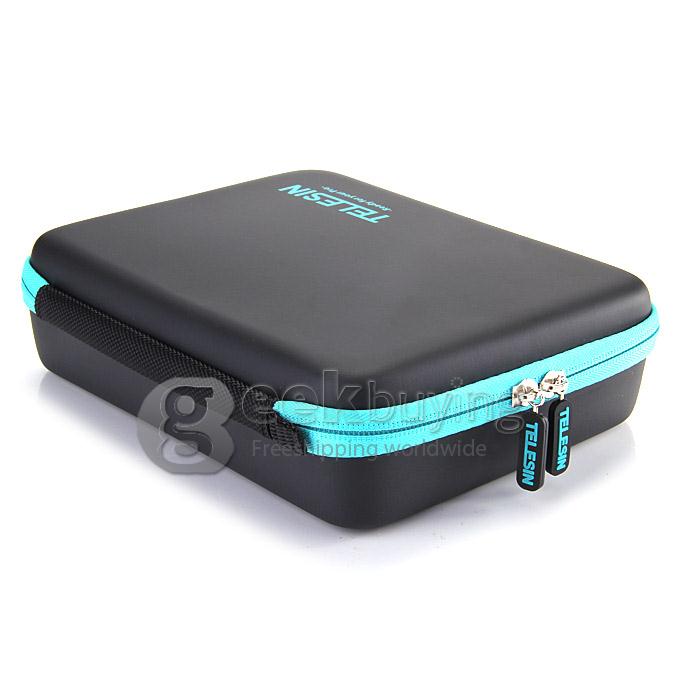 Telesin Yi-PRC Waterproof Travel Bag Travel Large Carry Case for Xiaoyi Yi Xiaoyi Camera - Black