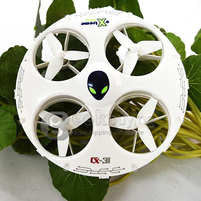 Cheerson CX-31 UFO 2.4G 6-Axis Gyro 3D Eversion With Headless Mode RC Quadcopter Left Hand Throttle - White