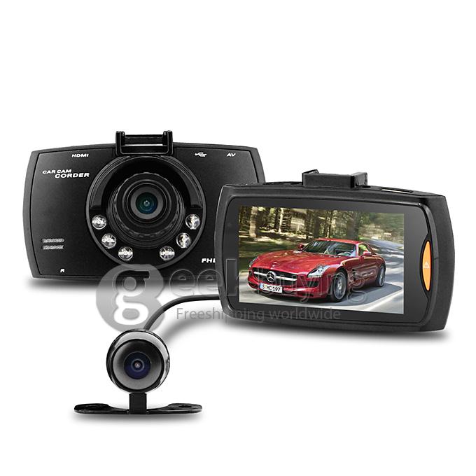 Blackview G30B 2.7 inch 1080P FHD Car DVR Dashcam Video Recorder 140 Degree Wide Angle Lens with Rear View Camera - Black