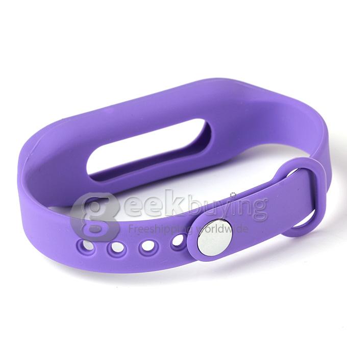 WR-06 Wearable Wristband Bracelet 4GB 70H Digital Voice Recorder Wrist Band WAV Recording Format - Purple