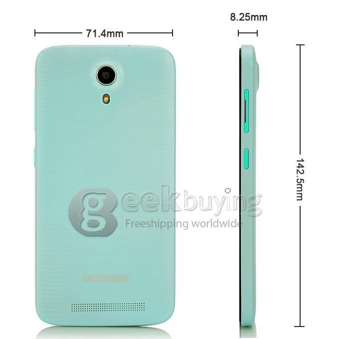 Doogee Valencia 2 Y100 5.0inch Android 4.4 1GB 8GB MTK6592 Octa Core 1.7GHz Smartphone 13.0MP 3G GPS OTG Hotknot- Blue