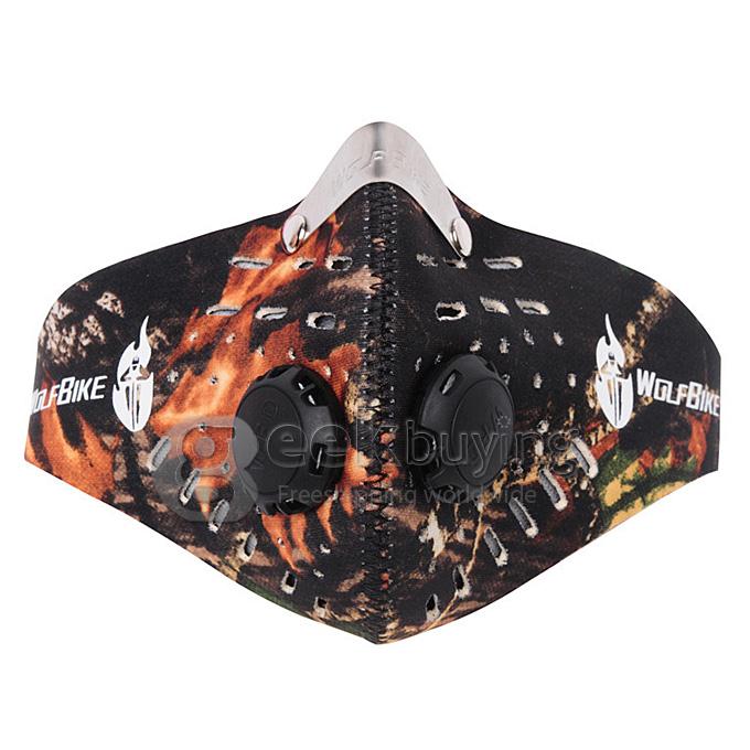 Wolfbike Face Mask Outdoor Windproof Activated Carbon Mask Dustproof Masks for Riding Outdoors - Filemot