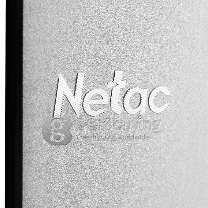[HK Stock]Netac LangKe K309 500GB USB 3.0 Mobile Hard Disk With Encryption Protection - Silver