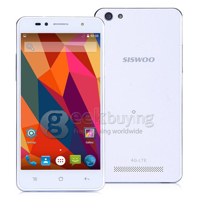 SISWOO C50-A 5.0inch 4G FDD-LTE Android 5.0 Smartphone MTK6735 Quad Core 1GB RAM 8GB ROM 8.0MP IPS HD - White