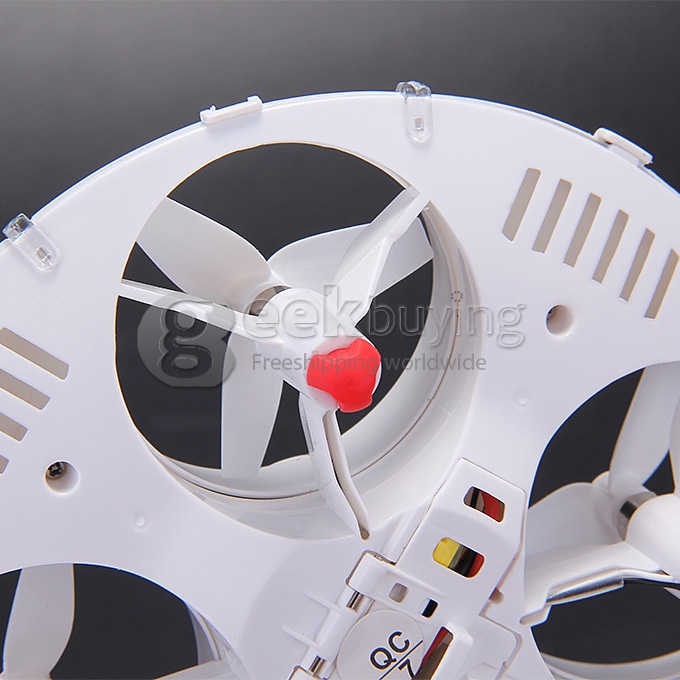 Cheerson CX-31 UFO 2.4G 6-Axis Gyro 3D Eversion With Headless Mode RC Quadcopter Left Hand Throttle - White