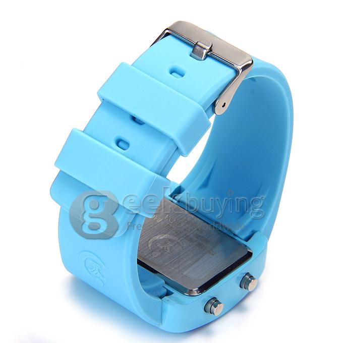 JR-806F Fashion Unisex Waterproof Sports Watch With Analog & Digital Dual Time Display And LED - Blue