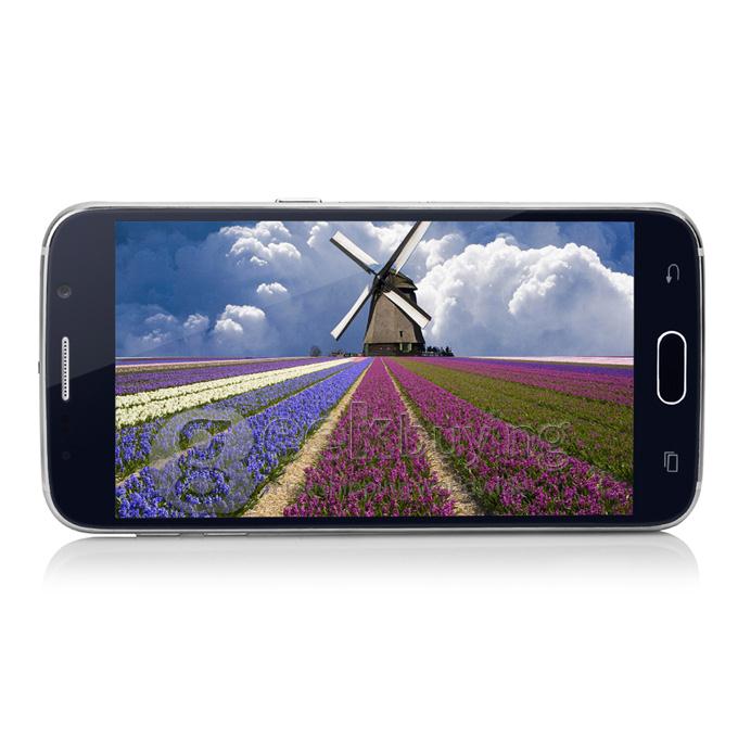 LANDVO S6 5.0Inch Android 4.4 Smartphone MTK6582 Quad Core 1GB/8GB IPS HD Screen 16.0MP Miracast LED Notification-Black
