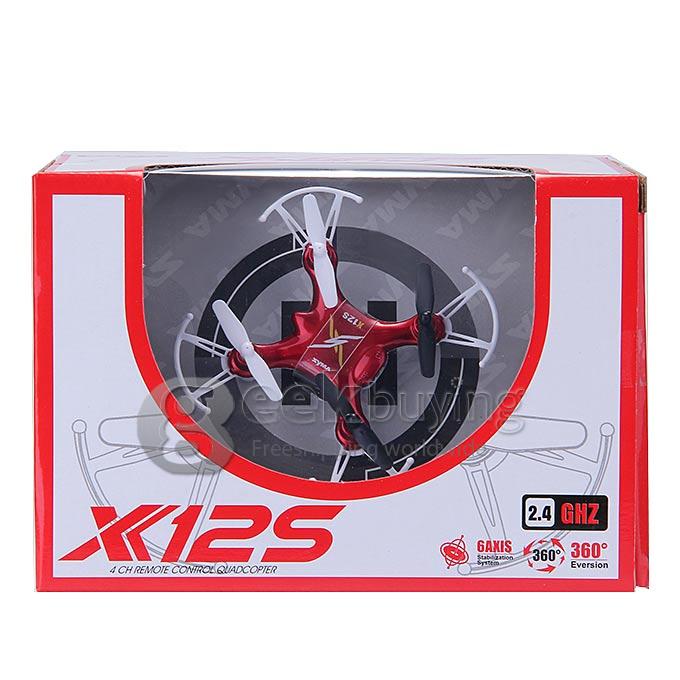 Syma X12S Nano Quadcopter 6-Axis Gyro 2.4G RC with Protective Guards