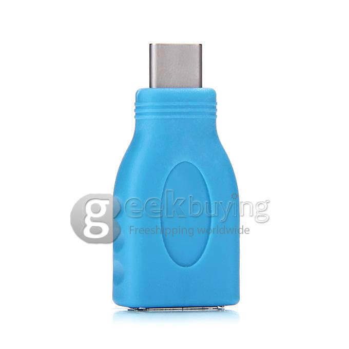 Type-C To Type-B Female USB 2.0 Adapter - Blue