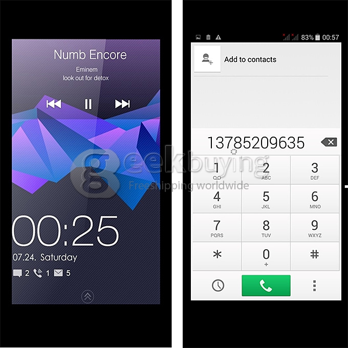 Blackview Breeze 4.5inch IPS MTK6582M Quad Core 1.3GHz Smartphone Android 4.4 OS 1GB RAM 8GB ROM 8.0MP Smart Wake- Black