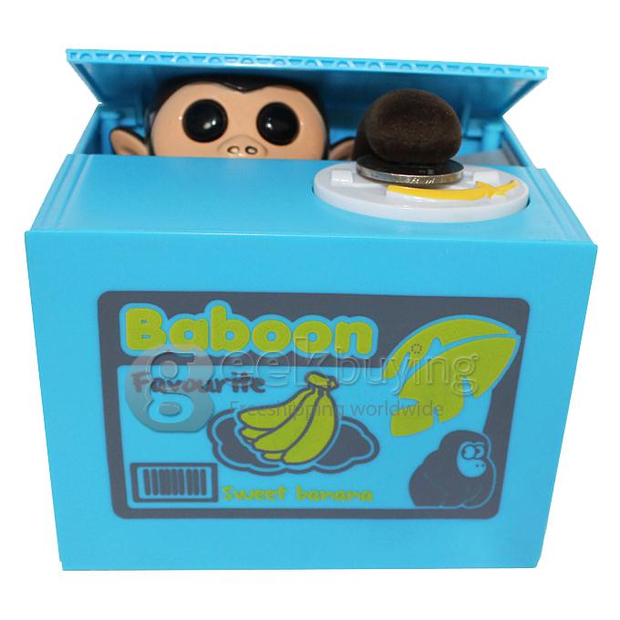 Stealing Coins Monkey Gift Money Bank Monkey Money Box