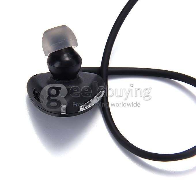 OVEVO SH03B Wireless Stereo BT4.0 Sport Headphone Capacitive MIC Waterproof Dustproof Shockproof - Black