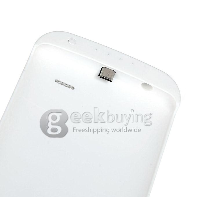 3200mAH External Backup Battery Powebank Cover Case With Home Key Button for LG G3 - White