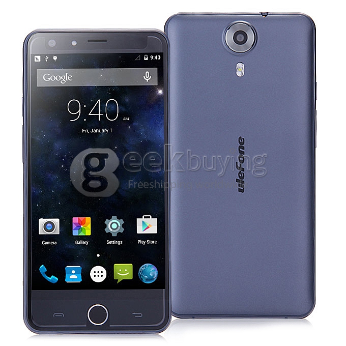Ulefone Be Touch 5.5inch HD 4G LTE Smartphone Android 5.0 3GB 16GB 64bit MTK6752 Octa Core 1.7 GHz 13.0MP Fingerprint ID- Metal Grey