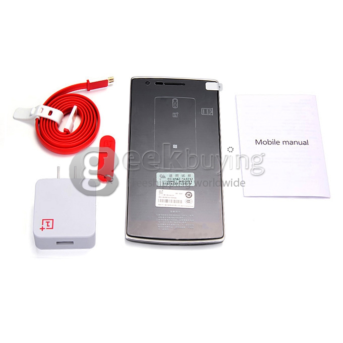 [Spain Stock] ONEPLUS ONE 5.5Inch LTPS Screen CyanogenMod 11.0 OS 3GB 64GB 4G FDD-LTE Smartphone Qualcomm Snapdragon 801(8974AC) Krait 400 Quad Core 2.5GHz 13.0MP OTG NFC - Black