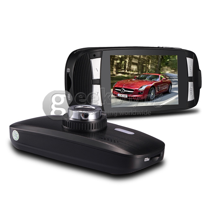 G1WT Full HD 1080P 2.7Inch 120 Degree Wide Angle G-Sensor Motion Detection HDMI/USB/AV-Out Car DVR Recorder - Black