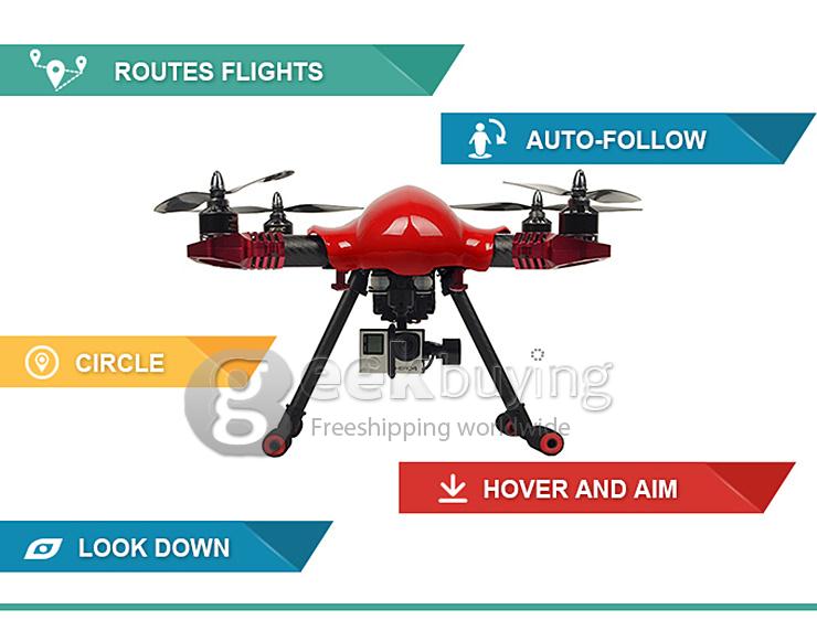 Flypro PX400 Standard World's First Auto-follow FPV Drone RC Quadcopter with Camera & FPV