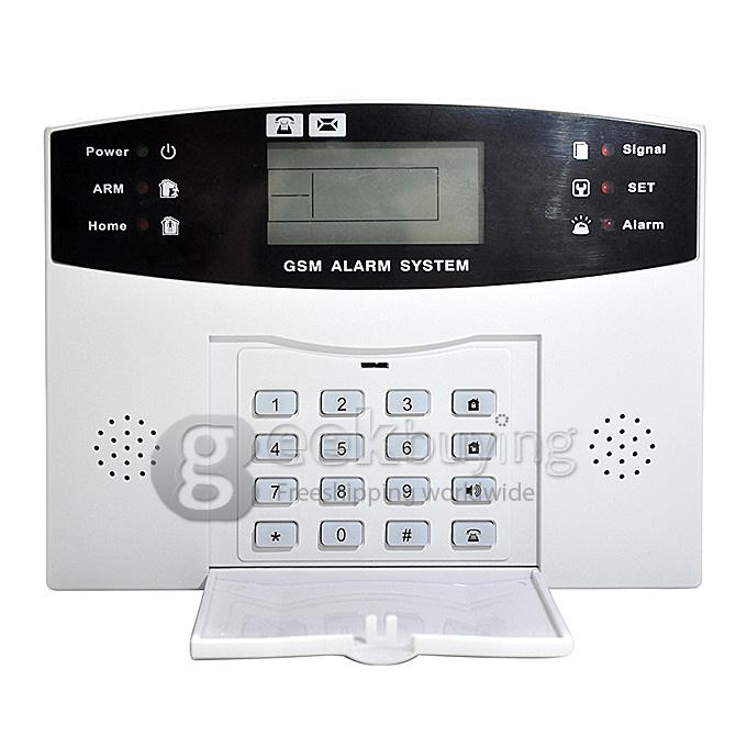 YA-500-GSM-6 Wireless SMS Home Security Alarm With Sensor Detector Call System - EU Plug