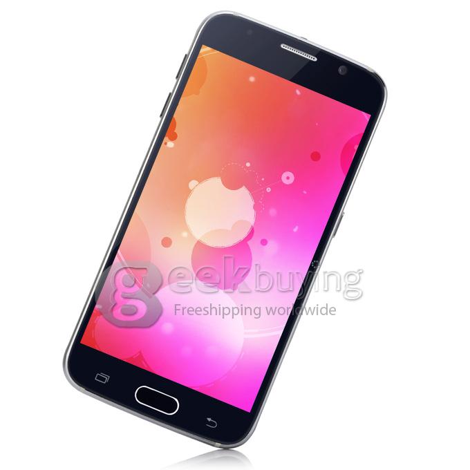 LANDVO S6 5.0Inch Android 4.4 Smartphone MTK6582 Quad Core 1GB/8GB IPS HD Screen 16.0MP Miracast LED Notification-Black