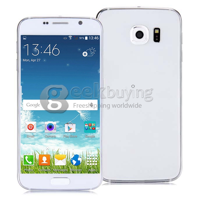 LANDVO S6 5.0Inch Android 4.4 Smartphone MTK6582 Quad Core 1GB/8GB IPS HD Screen 16.0MP Miracast LED Notification -White