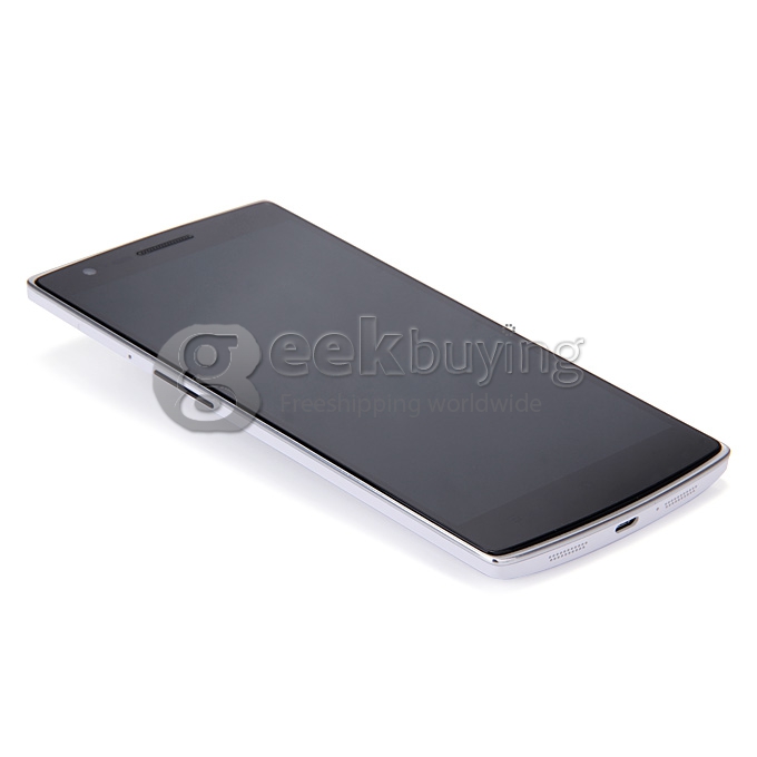 ONEPLUS ONE 5.5Inch CyanogenMod 11.0 3GB 16GB 4G FDD-LTE Smartphone Qualcomm Snapdragon 801 Krait 400 Quad Core 2.5GHz Gorilla Glass 13.0MP OTG NFC - White
