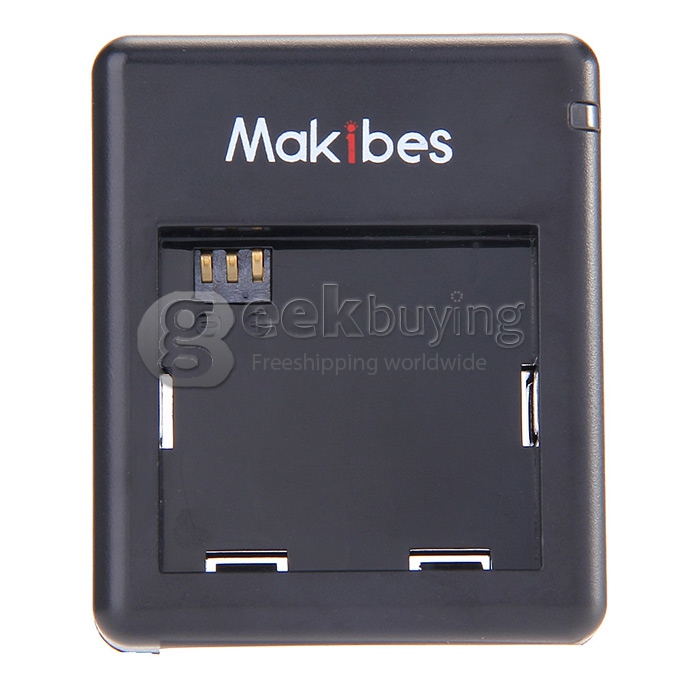 Makibes Dual Ports Battery Charger Charging Dock For Xiaomi Yi Xiaoyi Action Camera Camcorder - Black