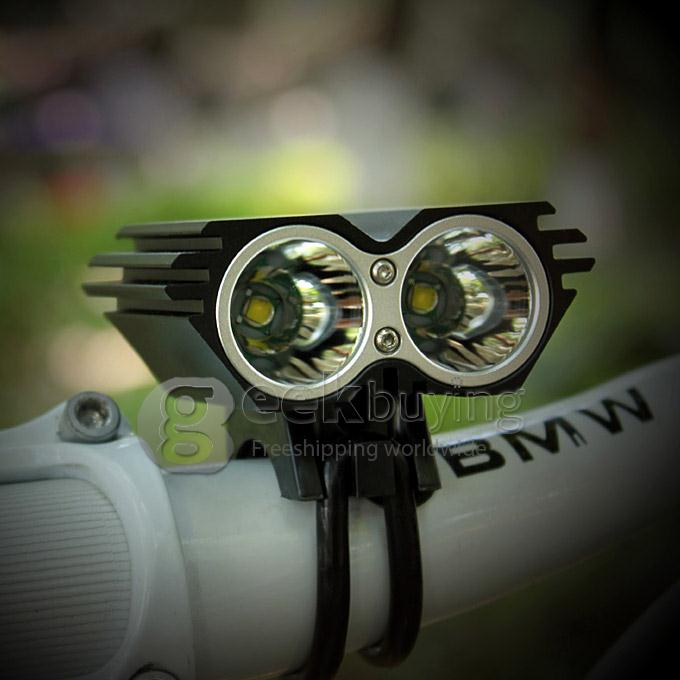 Solarstorm X2 IPX8  Bike Light Sport Head Lamp 5000LM Cree XML T6 LED For Climbing Fishing Camping Expedition - Black