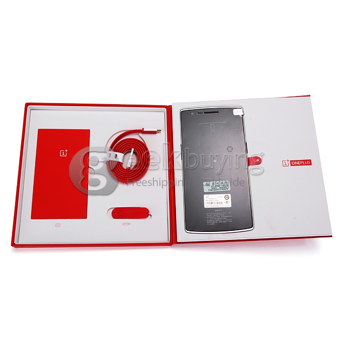 ONEPLUS ONE 5.5Inch CyanogenMod 11.0 3GB 16GB 4G FDD-LTE Smartphone Qualcomm Snapdragon 801 Krait 400 Quad Core 2.5GHz Gorilla Glass 13.0MP OTG NFC - White