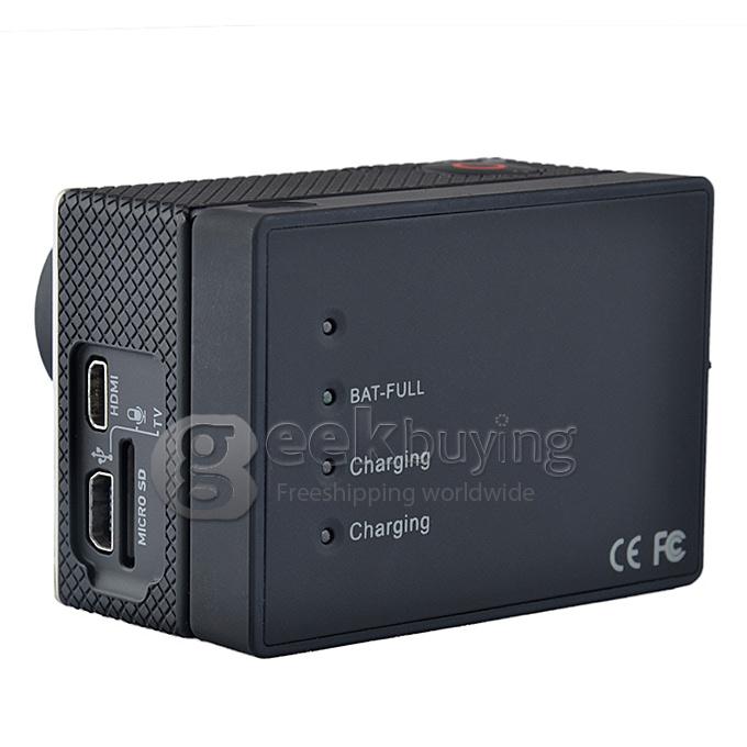 3.7V 2300mAh Extended Record Time Battery & Waterproof Backdoor Case For GoPro BacPac Hero 3