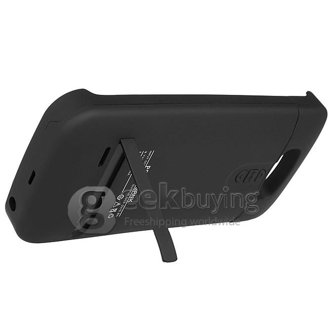 3200mAH External Backup Battery Powebank Cover Case With Home Key Button for LG G3 - Black