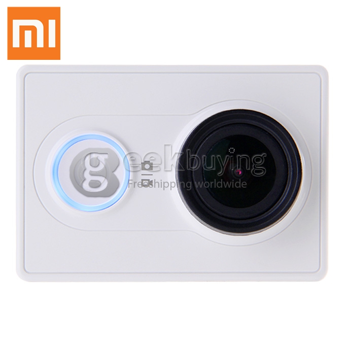 Original Xiaomi Yi Xiaoyi Z23L Version Action Camera with Kingma Waterproof Case - White (Basic)