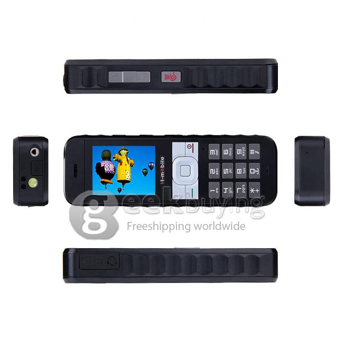 H-Mobile X8 SC6531CA 5600mAh Battery Walkie-talkie Four SIM Card Slot GSM 850/900/1800/1900MHz Multi Language - Black