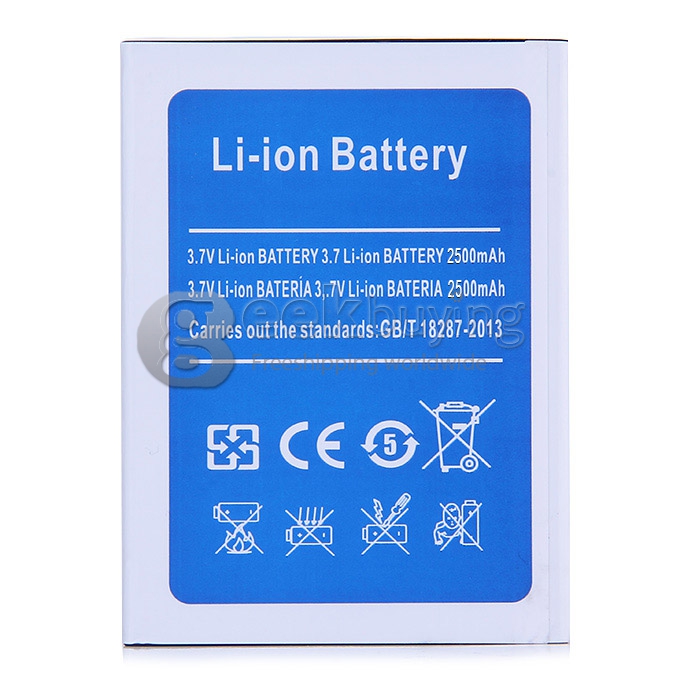 2500mAh Rechargeable Lithium-ion Battery for ECOO E04/E04 PLUS Smart Phone