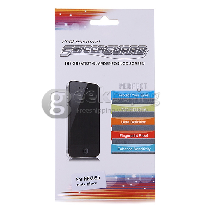 New Anti-Glare Matte LCD Screen Protector Guard Film for Google Nexus 5