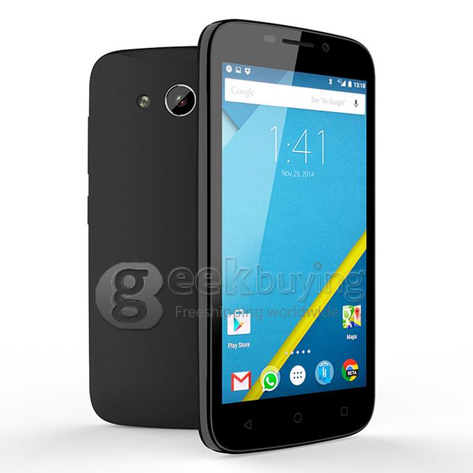 [HK Stock]Elephone G9 4.5inch 64bit 4G LTE Android 5.1 Smartphone MTK6735M Quad Core 1GB RAM 8GB ROM 8.0MP - Black