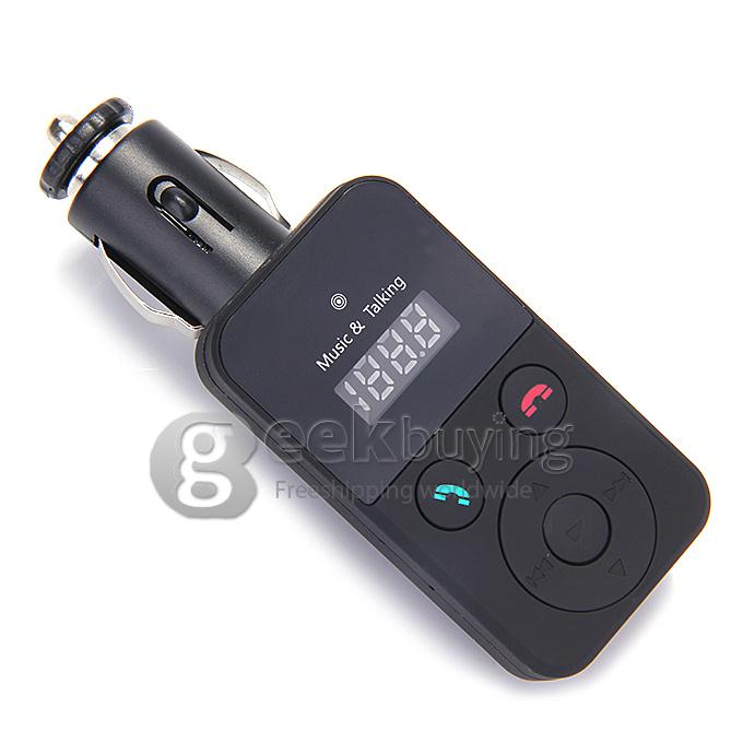 Car Kit MP3 Music Player Wireless FM Transmitter Radio Modulator With MIC Remote Control Support Handsfree SD TF card