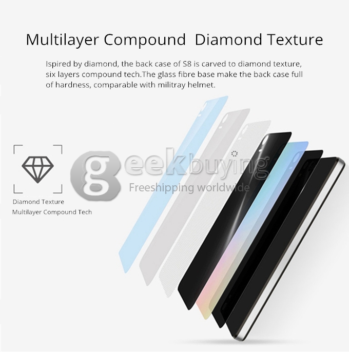 [HK Stock]Lenovo S8(A7600) 5.5inch Android 5.0 2GB 8GB 4G Smartphone 64bit MTK6752M Octa Core 1.5GHz 13.0MP OTG - Black